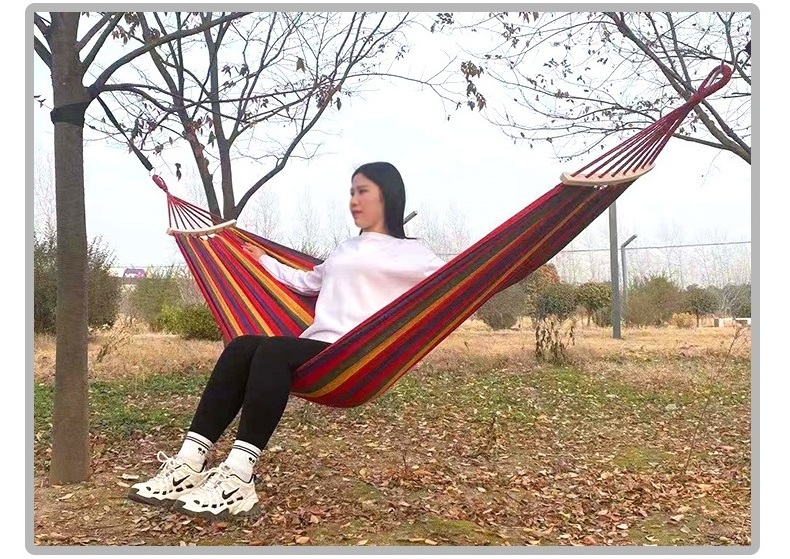 Manufacturer LOW MOQ Fast Delivery Custom Double and Single Travel Lightweight Camping Hammock Outdoors