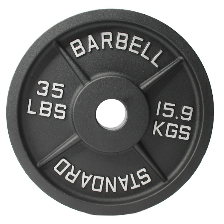 durable cheap rectangular 20kg 50kg cast iron barbell weight lifting plate for gym commercial sale