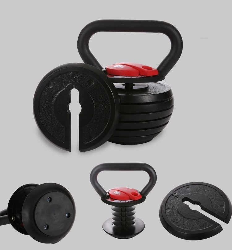 High Quality Weight lifting 20lbs 40lbs Adjustable Kettlebell