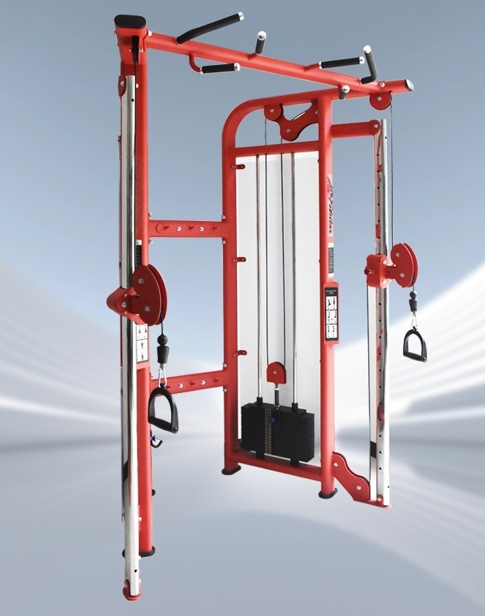 Commercial Gym Trainer Fitness Equipment Professional Multifunctional Adjustable Dual Pulley System Machine