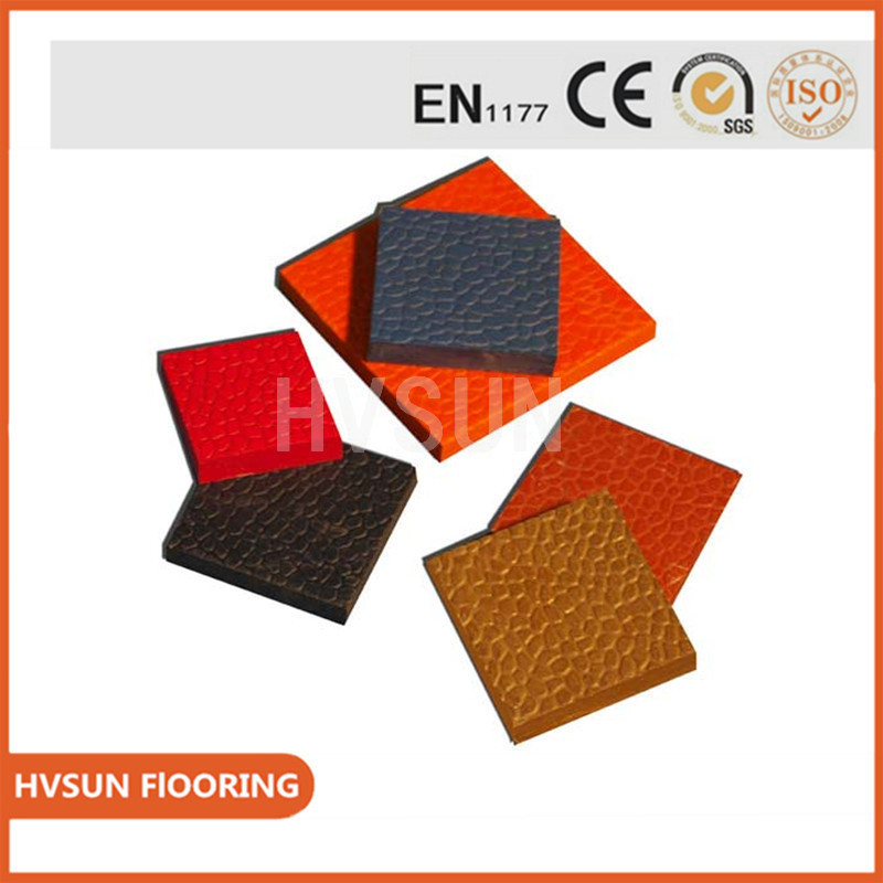 Durable interlock tile outdoor waterproof rubber flooring for all kinds of playground, garden, park, walkway, garage.....