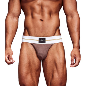 Men Jockstrap Underwear G-Strings & Thongs Sexy Gay Thong Custom G-String Mens Boxer Briefs Spandex briefs men