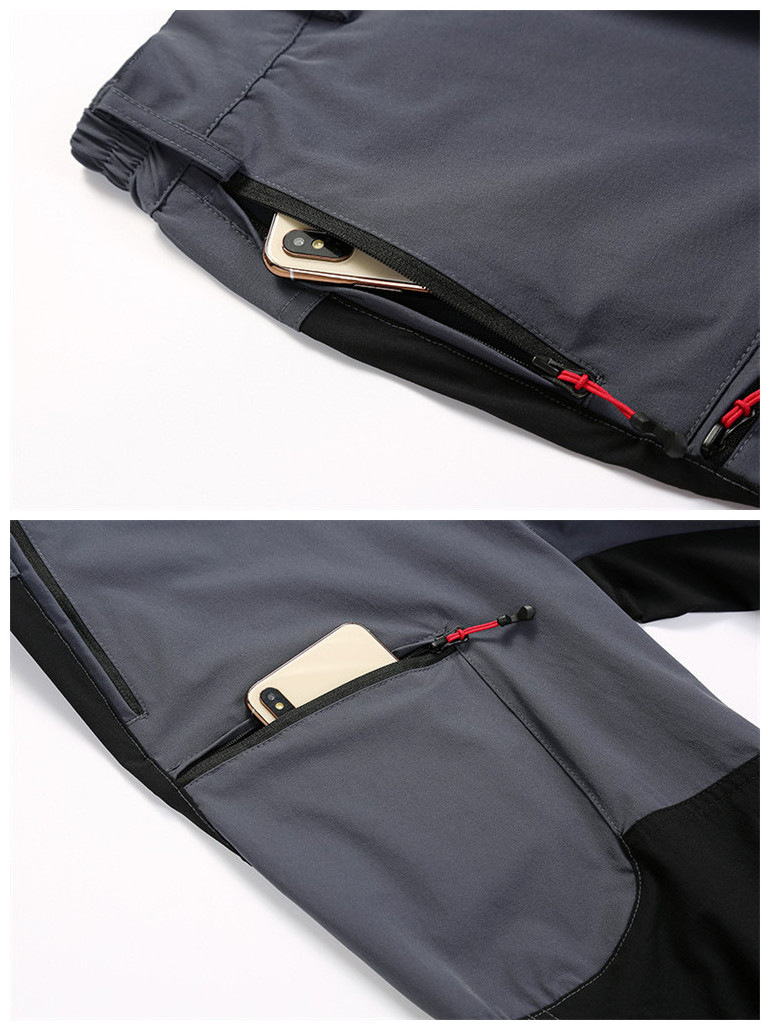 LH Custom Light Weight Fast Dry Breathable Fabric With Stretch Long Walking Trousers Camping Outdoor Hiking Pants Cargo Pants