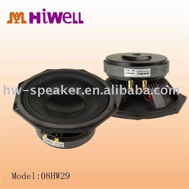 Octagonal frame design 8 inch professional line array speaker