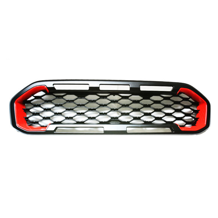 HW 4x4 Pickup Aftermarket Grid Tuning Grille Black-red edition front grill For Ford Ranger T8 2018-2021