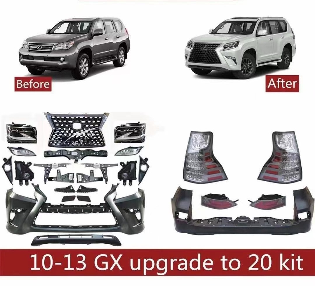 HW high performance front bumper facelift 2010-2013 upgrade to 2020 edition luxury tuning body kit for Lexus GX460