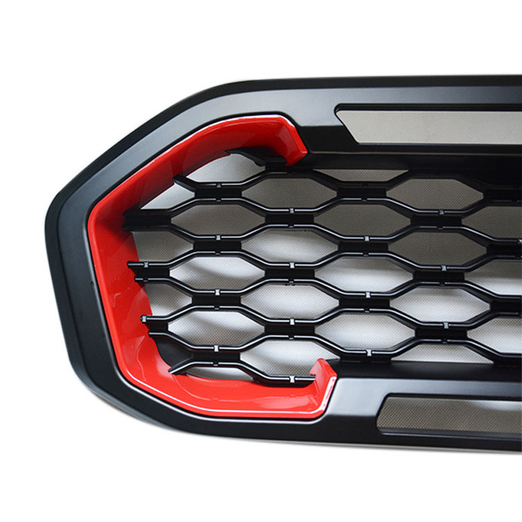 HW 4x4 Pickup Aftermarket Grid Tuning Grille Black-red edition front grill For Ford Ranger T8 2018-2021