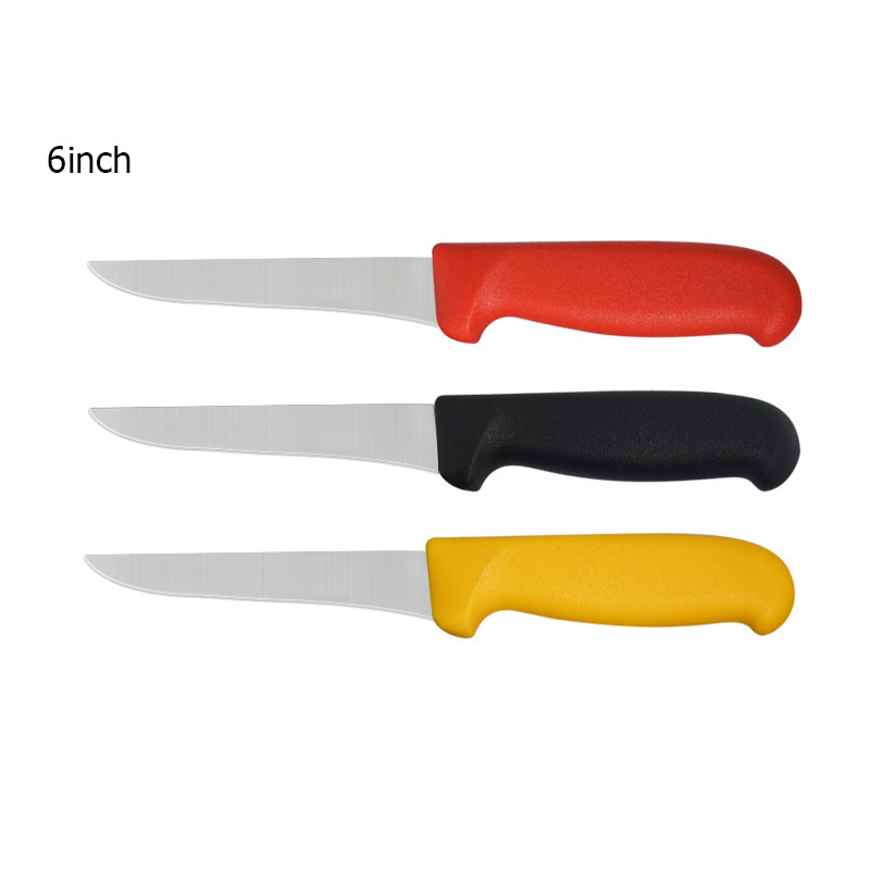 YangJiang Best Selling Durable Bone Cutting Stainless Steel Butcher Kitchen Knife With Customize Color Handle