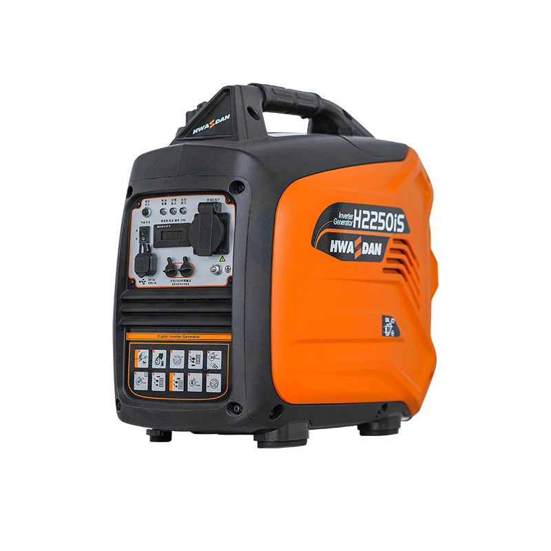 Hwasdan 2000w silent invertor gasoline generator 1.8kw 2kva for car motor mini generator price in  korea india ethiopia