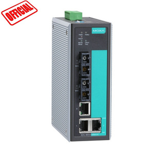 moxa managed ethernet switch for EDS-405A 5 port industrial din rail official certification agent 5 year warranty