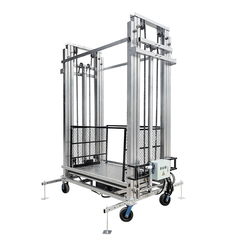 4m-8m hydraulic automatic scaffolding with remote controller CE certification