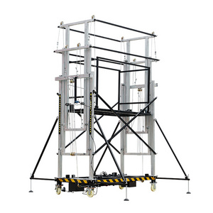 500kg 220V/110V Mobile Foldable Electric Scaffolding Lift Platform for Construction Scaffold Lift