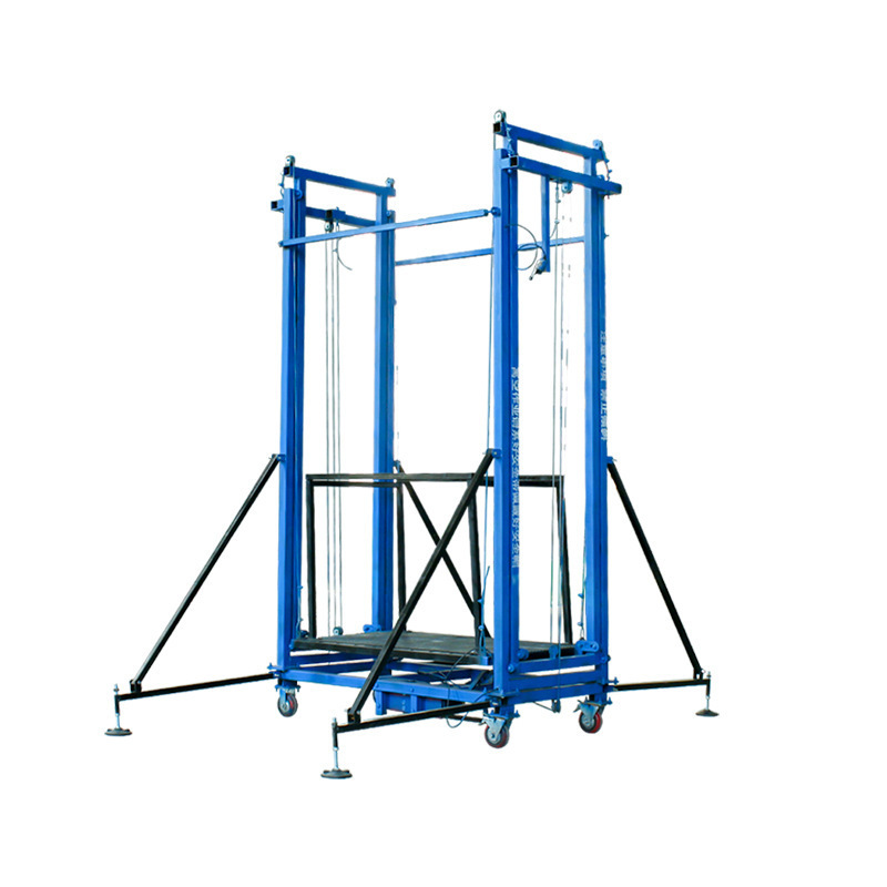 500kg 220V/110V Mobile Foldable Electric Scaffolding Lift Platform for Construction Scaffold Lift