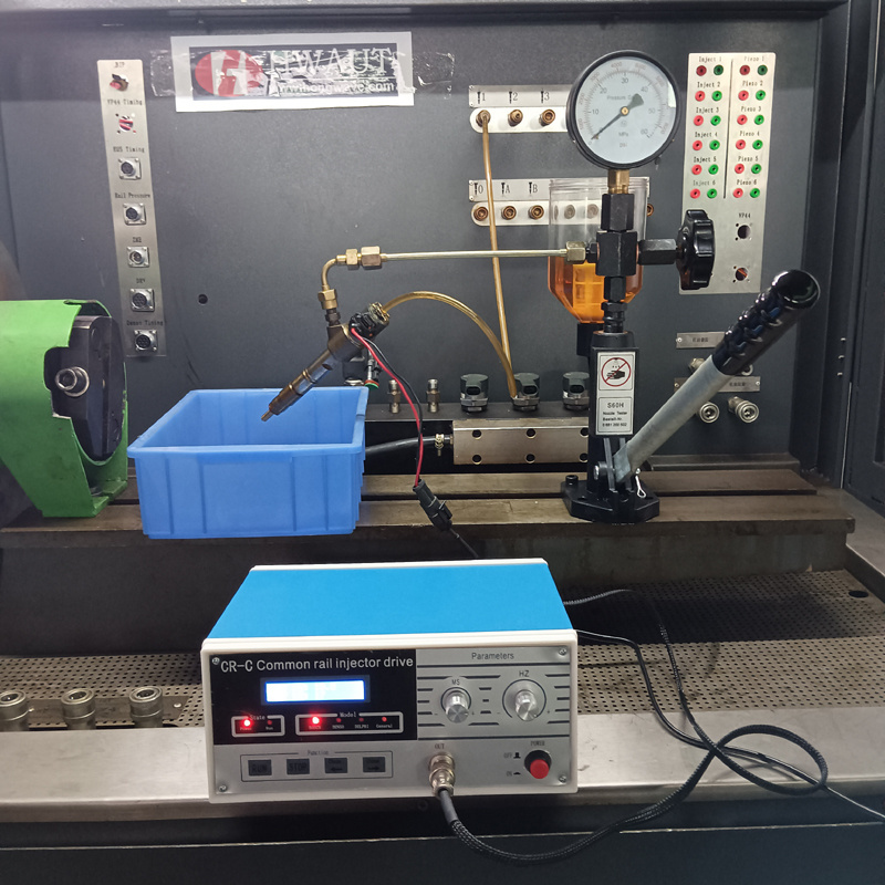 Diesel Fuel S60 H Injector Nozzles Tester with Dual Scale Gauge S60H Fuel Injection Test Bench Calibration