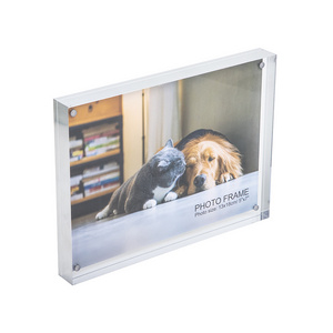 4X6 Clear Magnetic Photo Frame 5X7 Inch Clear Acrylic Magnetic Photo Frames For Home Decorate