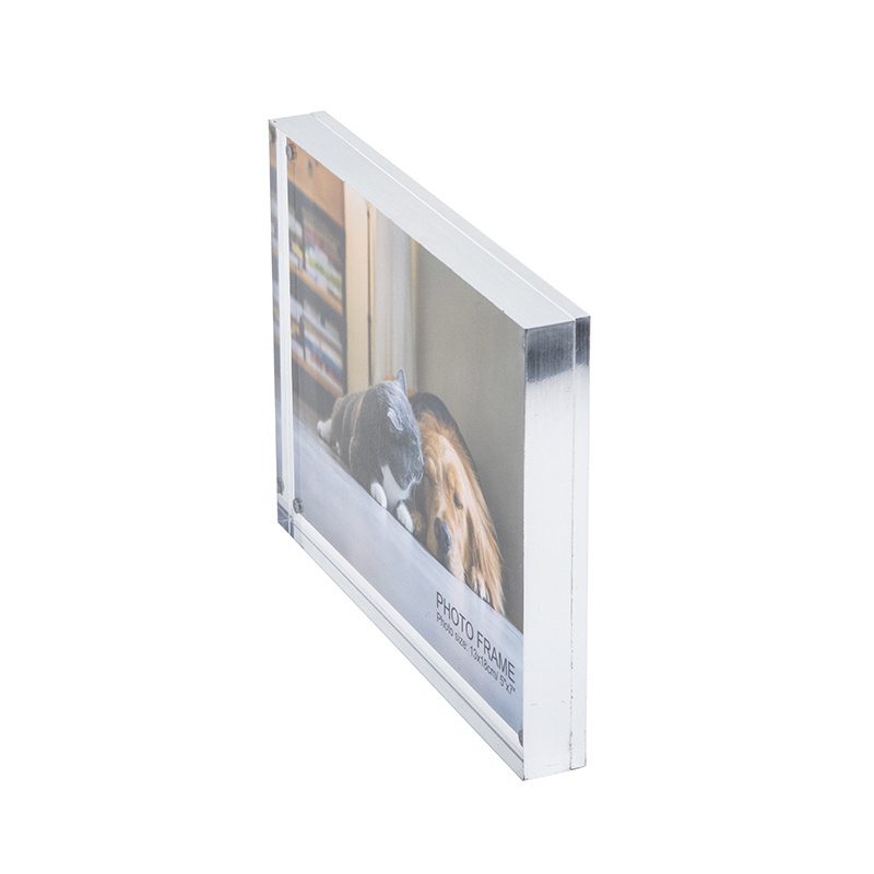 4X6 Clear Magnetic Photo Frame 5X7 Inch Clear Acrylic Magnetic Photo Frames For Home Decorate