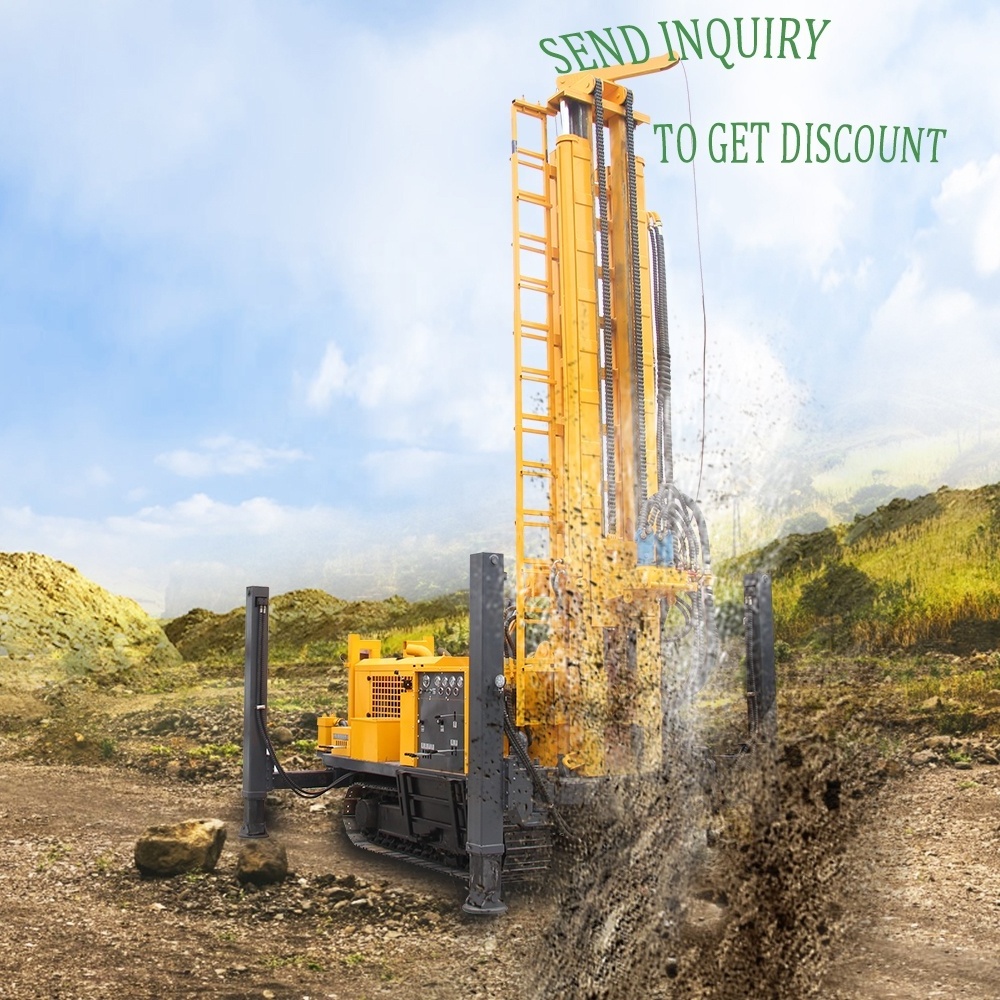 deep farm borewell drill 100m 200m borehole water wells drilling rigs machines equipment for water well