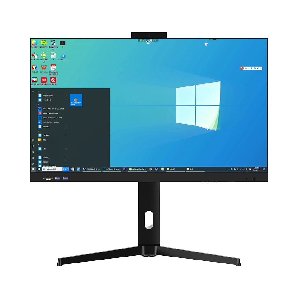 oem odm desktop pc 27inch monitor core I3/i5 Ddr3 4gb + 128gb Touch Screen allin one computer computadora todo en uno