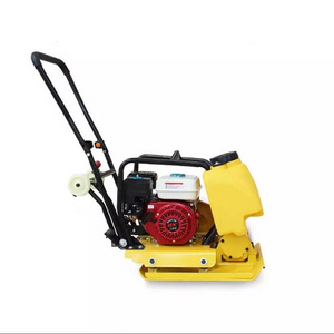 Manual push plate tamper compactor with compaction depth