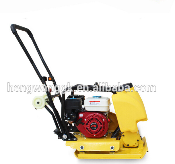 Manual push plate tamper compactor with compaction depth