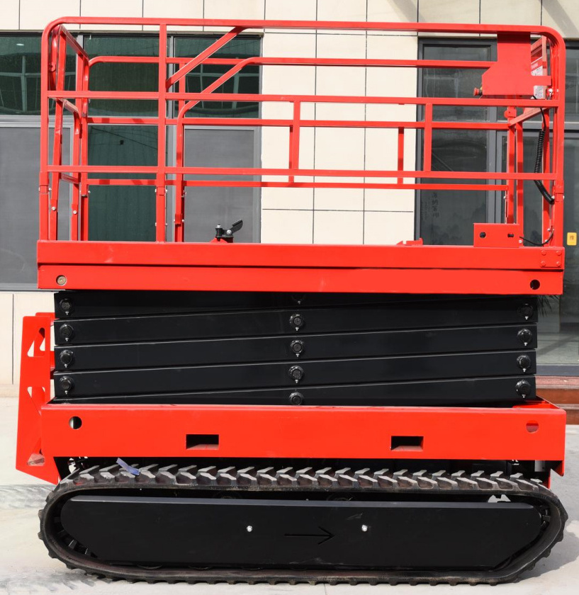 Electric Track Crawler Scissor Lift/Diesel Tracked Scissor Lift