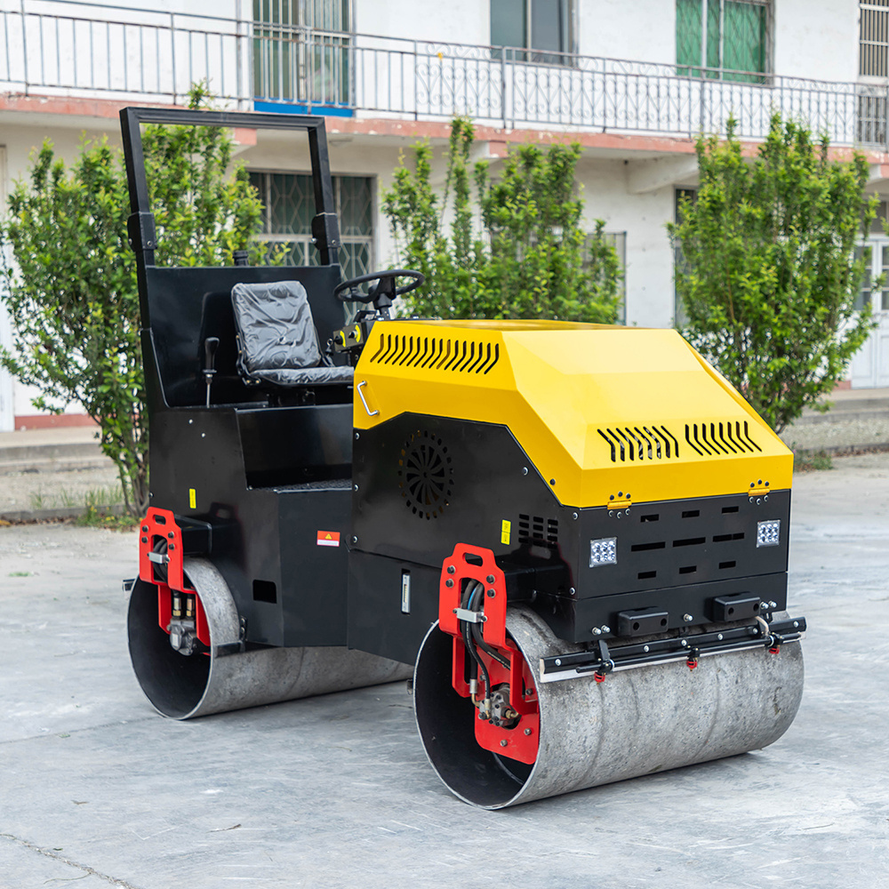 Driving Vibratory diesel Asphalt Road Rollercompactor 3 Ton small Mini Road Roller