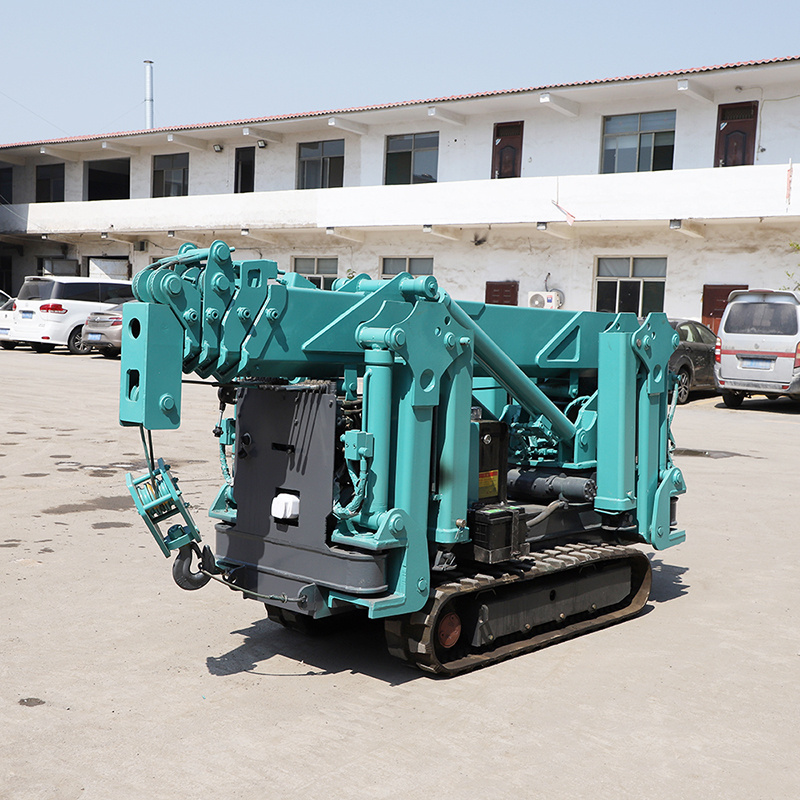 full-slewing boom type Hydraulic Spider Crane 3ton Construction Mobile Spider Crane