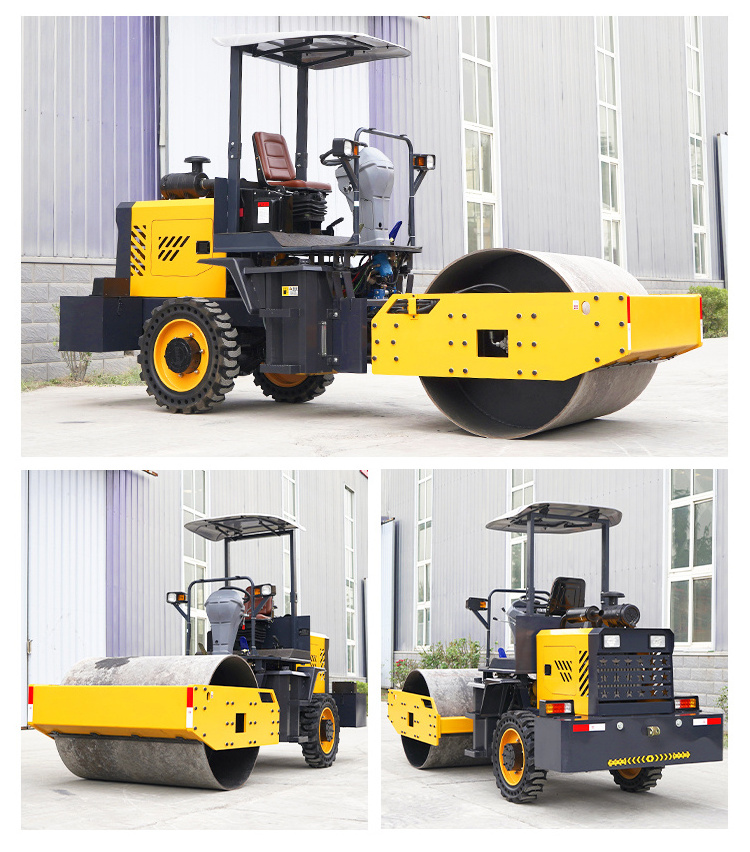 China Road Roller 3.5 Ton 4 Ton 5 Ton Diesel Hydraulic Vibrating Asphalt Compactor Road Roller