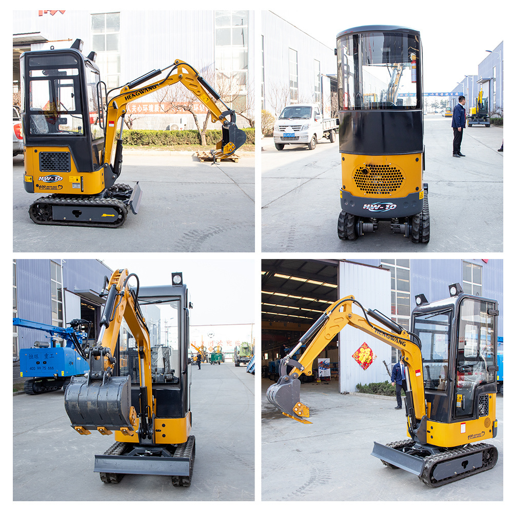 smallest mini excavation hydraulic digger 1 ton 2 ton mini excavator with cab micro excavator