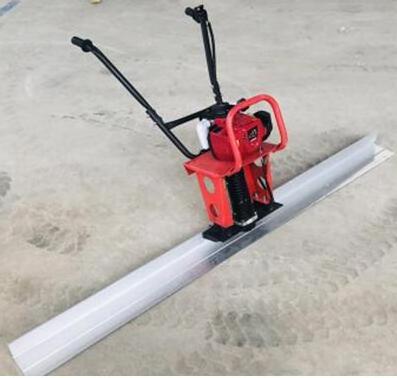 petrol aluminum laser concrete vibrating screed machine