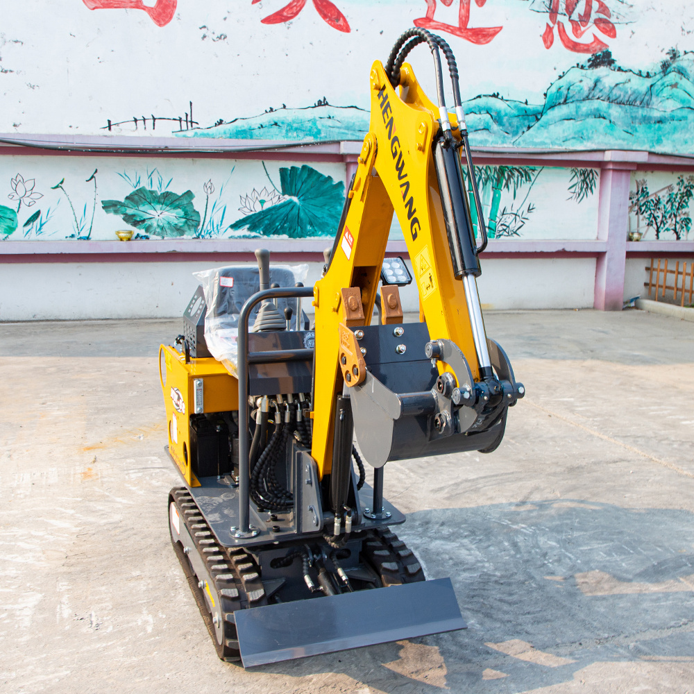 New Product 1 ton Mini Excavator Small bagger With boom swing Euro 5 engine mini digger for sale