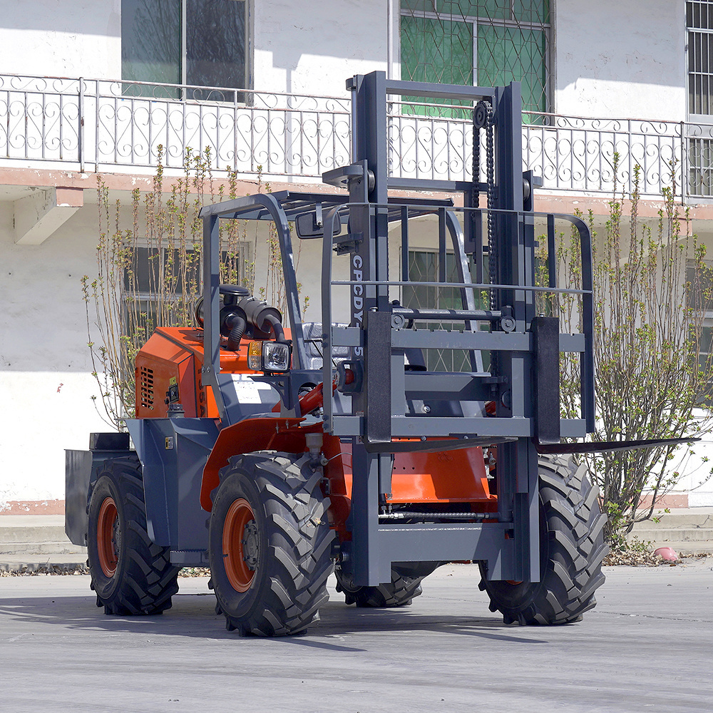 New Off Road Diesel Electric Forklif 1.5 Ton 2 ton 3 ton All Rough Terrain Forklifts