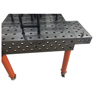 China steel factory produce 3d welding table heavy duty with fixtures jigs