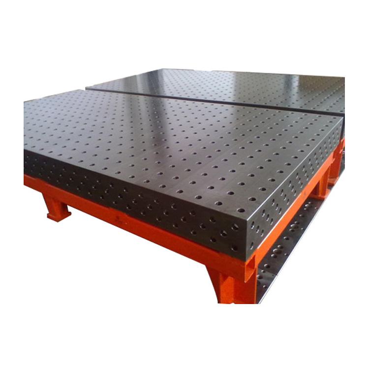 Heavy duty cast iron measurement 3d welding calmping table nitride