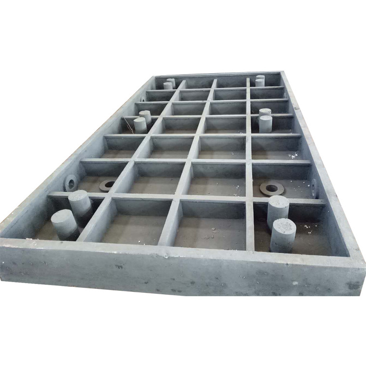 T slot cast iron floor bed plate surface table