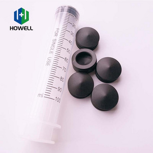 Good sealing performance 100ml syringe silicone gasket for medical