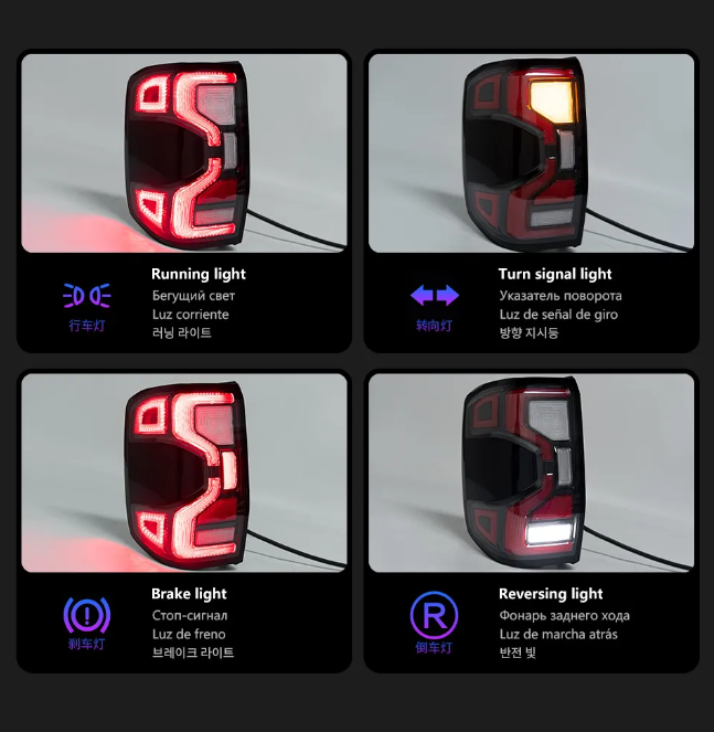 HW 4X4 Offroad LED Tail Light for Ranger 2022+