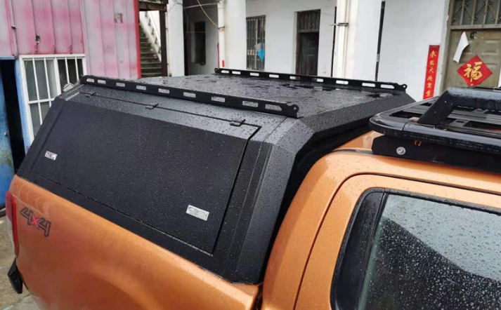 High-Grade Steel Dual Cab 4X4 Pick up Pickup Truck Bed Cap Canopy Topper for Ford Ranger