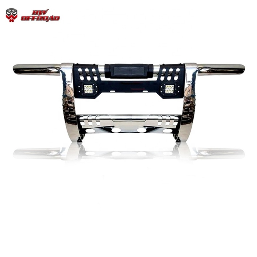 4x4 Car Front Push Bumper Bull Bar Nudge Bar With Led For Hilux Vigo