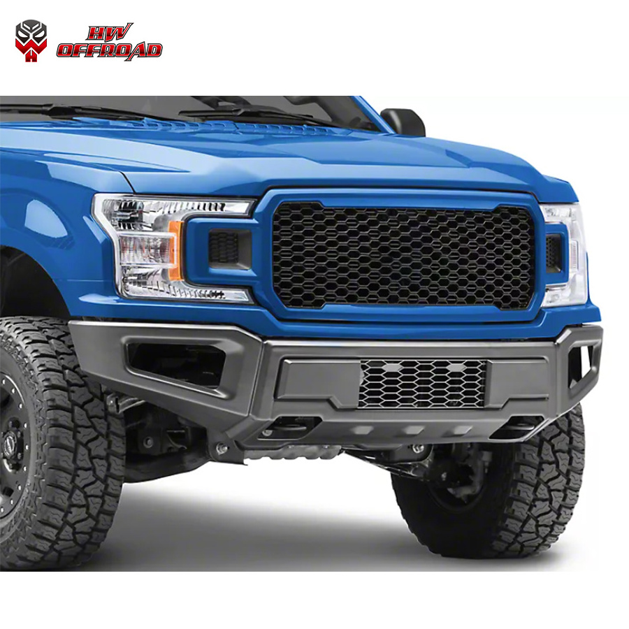 4x4 Offroad Integrated Steel Conversion Front Upper Bumper Guard Assembly For F150 2018-2020