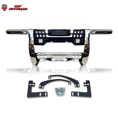 4x4 Car Front Push Bumper Bull Bar Nudge Bar With Led For Hilux Vigo