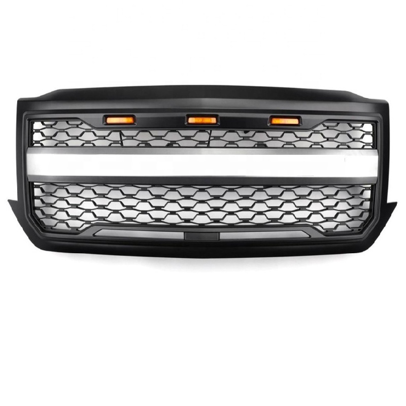 HW 4x4 Offroad Black Grille Mesh Grill for Silverado 1500 2016-2018