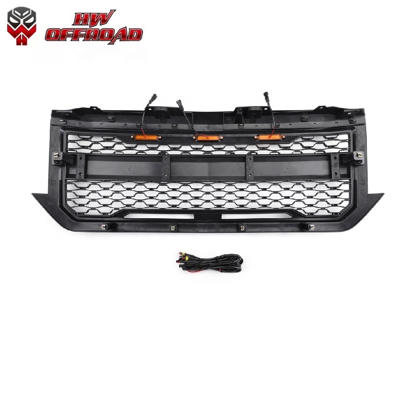 HW 4x4 Offroad Black Grille Mesh Grill for Silverado 1500 2016-2018