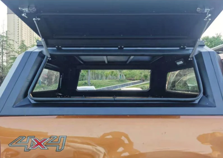 High-Grade Steel Dual Cab 4X4 Pick up Pickup Truck Bed Cap Canopy Topper for Ford Ranger