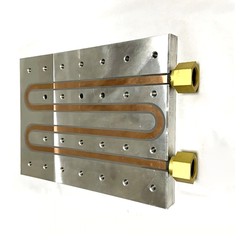 High Quality Vacuum Brazed Liquid Cold Plate Water Cooling Distribution Plate for medical equipment