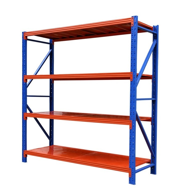 High Quality Metal Steel shelves Commercial Light Duty folding storage rack Shelving Unit Widely Used Warehouse Racking Systems