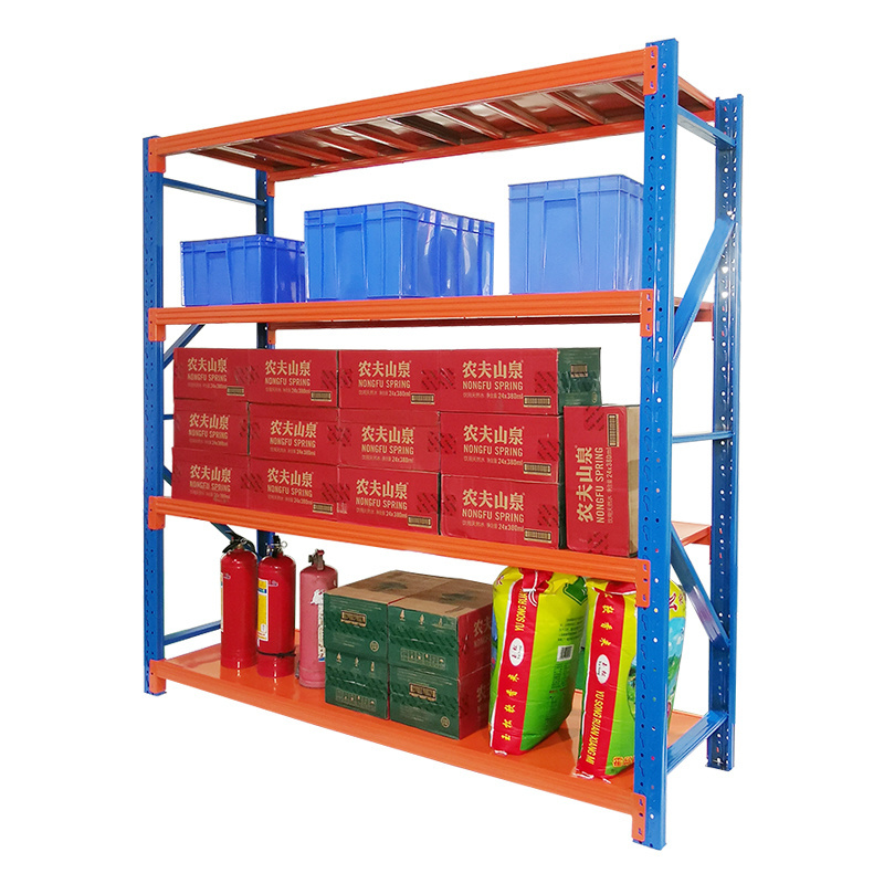 High Quality Metal Steel shelves Commercial Light Duty folding storage rack Shelving Unit Widely Used Warehouse Racking Systems