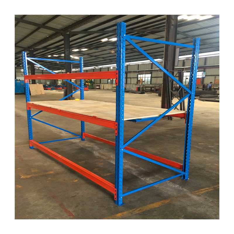 HUAWU factory heavy duty multi layer boltless steel industrial warehouse pallet storage racks / shelves