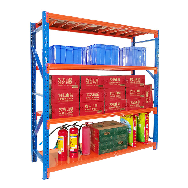 High Quality Metal Steel shelves Commercial Light Duty folding storage rack Shelving Unit Widely Used Warehouse Racking Systems