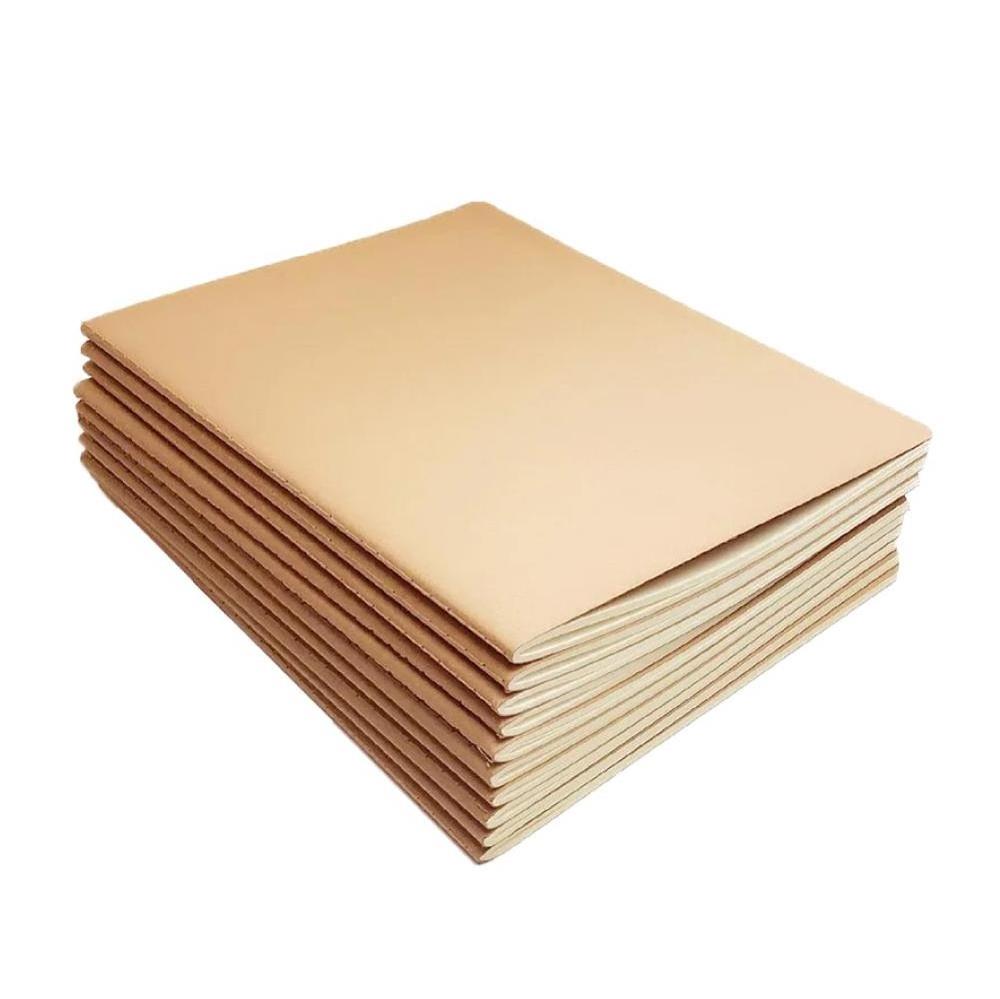 Wholesale Cheap office standard Blank note book Custom School A5 Classmate Soft Cover planner Brown Kraft Paper Cover Notebook